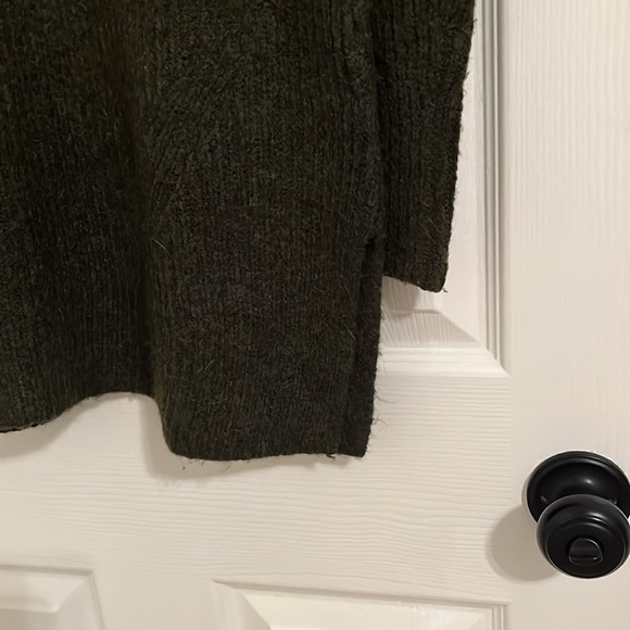 Old Navy Olive Green mock neck tunic sweater small fall casual soft comfy - Picture 5 of 7